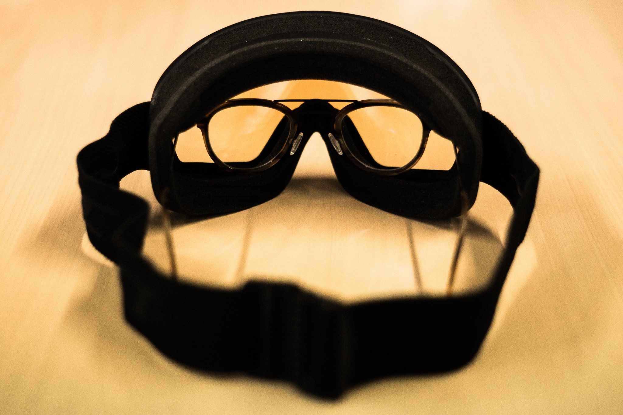 Masque et lunettes - Faire du ski pour un enfant avec des lunettes de vue
