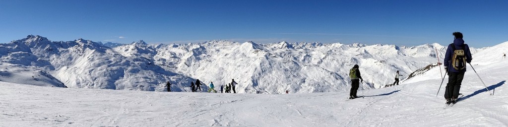 Panorama ski montagne