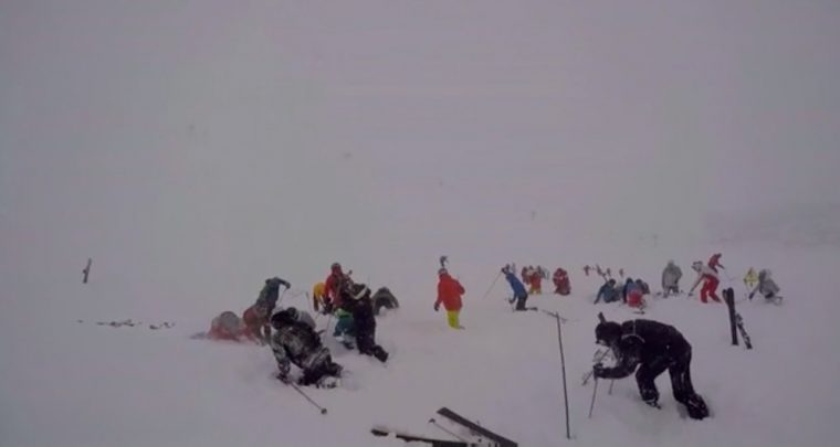 Vidéo avalanche de Tignes du 7 mars 2017