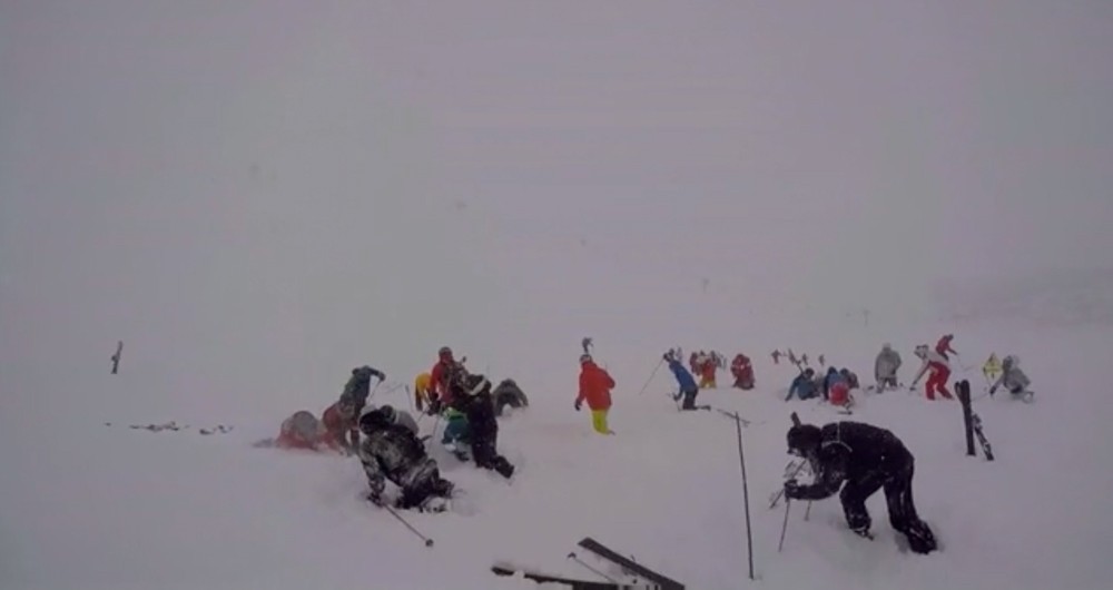 Avalanche Tignes France