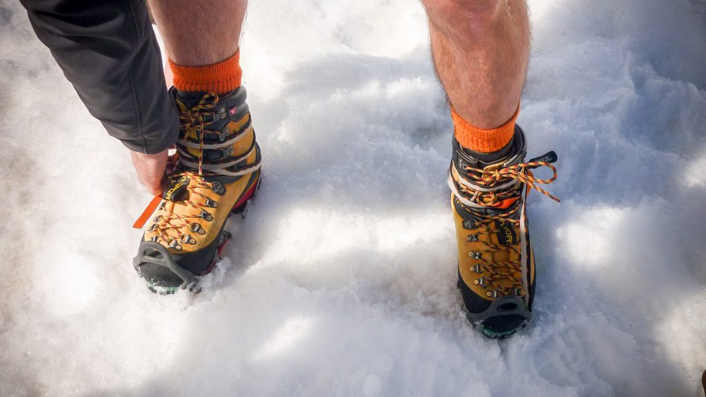 Erreur à ne pas faire crampon alpinisme