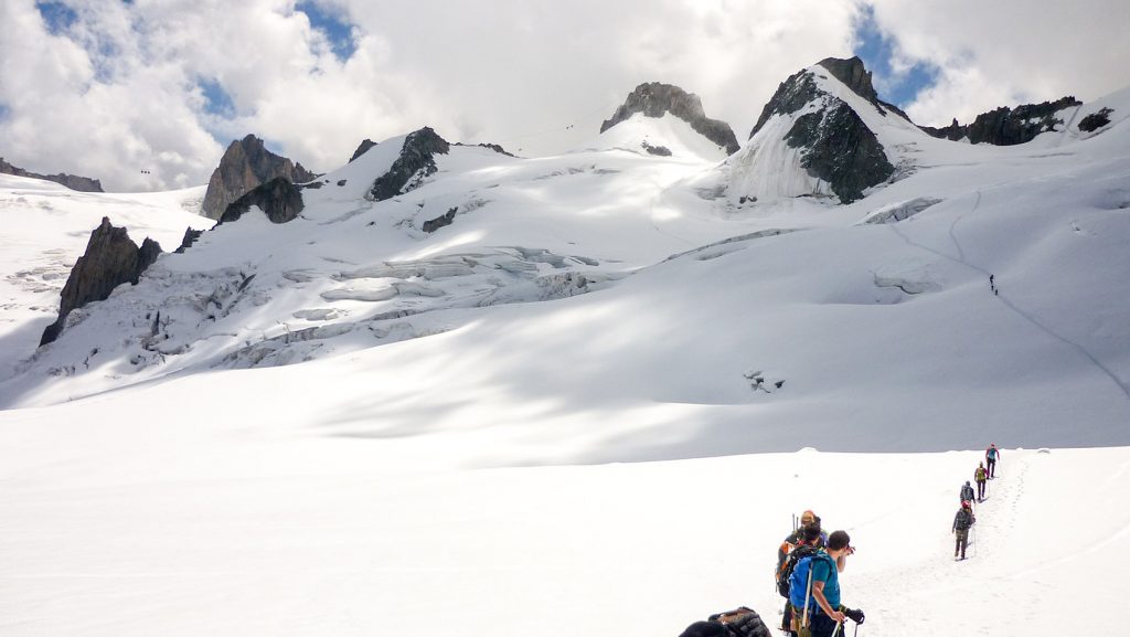 Rando glacière Vallée Blanche