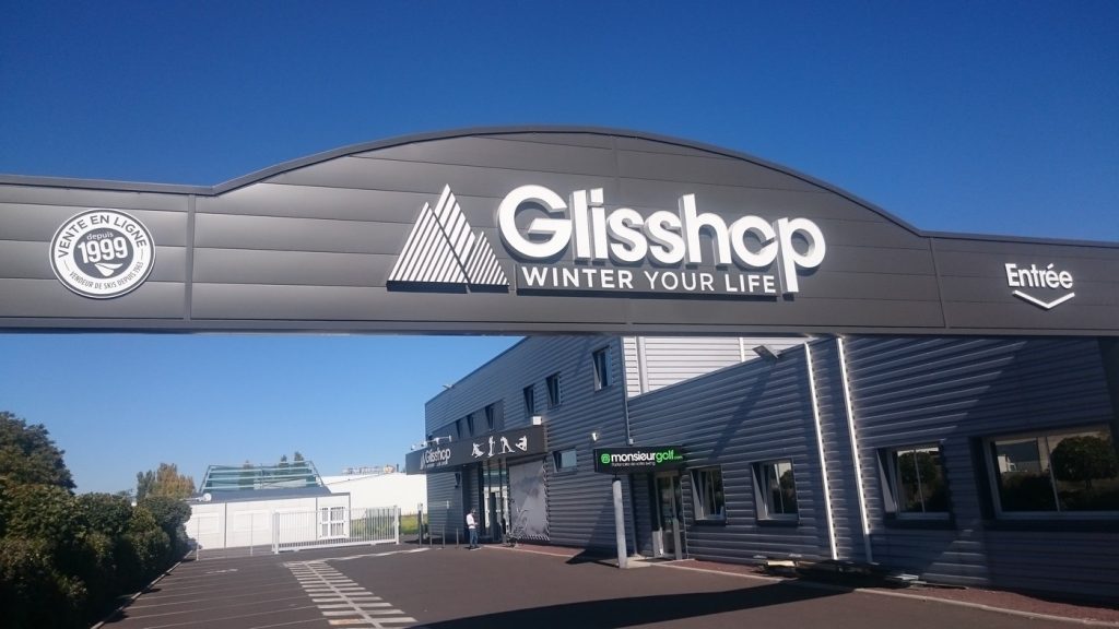 Nouveau shop portique Glisshop 2017