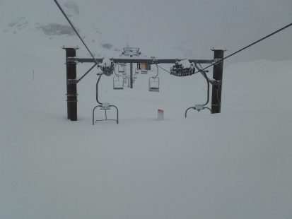 Flaine neige janvier 2018