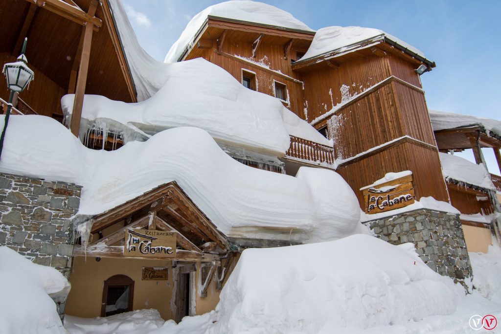 val thorens neige janvier 2018