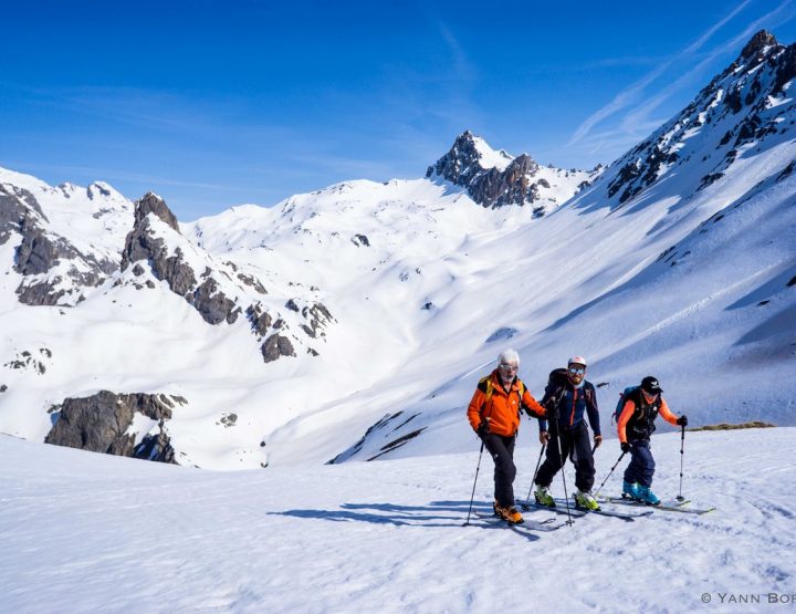 Freerando du côté de l’Aiguillette du Lauzet avec Arva