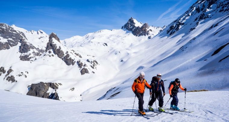 Freerando du côté de l’Aiguillette du Lauzet avec Arva