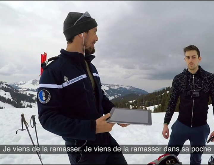 La police des neiges vue par le Canap