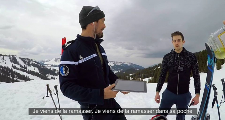 La police des neiges vue par le Canap