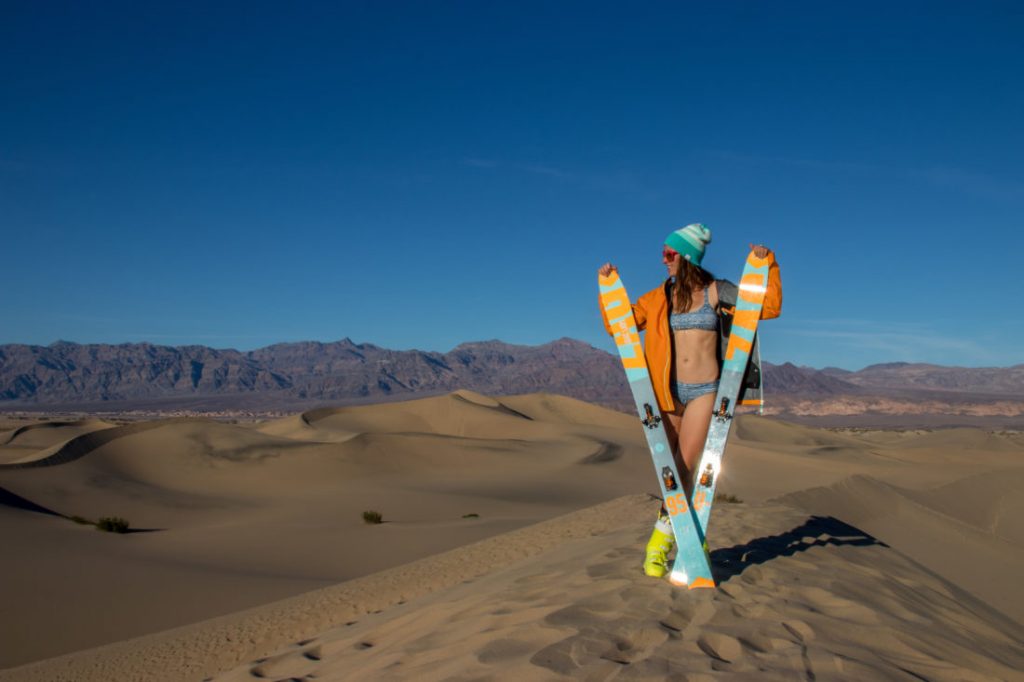 ski sur sable