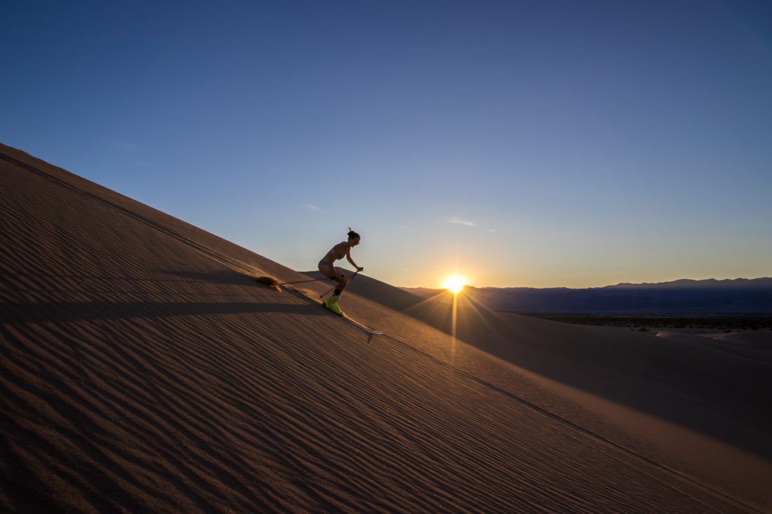 ski sur sable