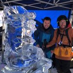 sculpture glace stand k2 meribel 2019