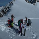 sommet avant descente