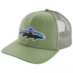 patagonia fitz roy trout trucker matcha green