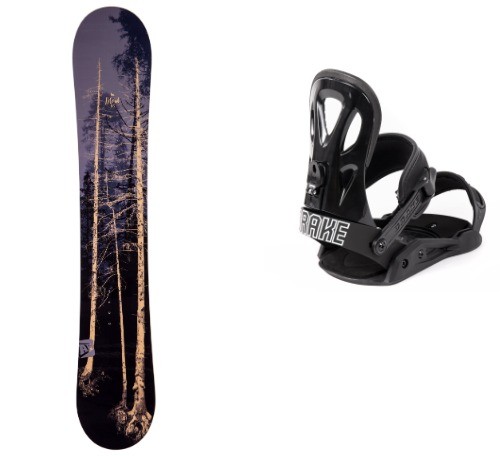 Pack snowboard Apo Blend Fix GT Black Drake