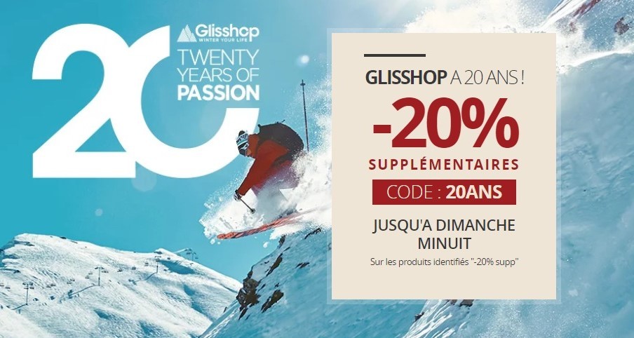 ope 20 ans Glisshop