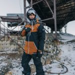 veste panel camel