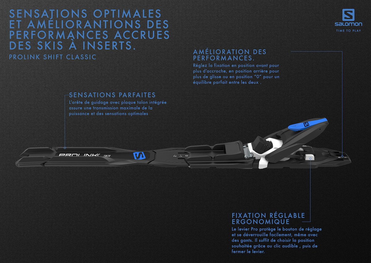 ski nordique salomon 2019 prolink shift technologie
