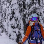 Masque Scott Vapor - Mckenna Peterson skiing in Whitefish Montana