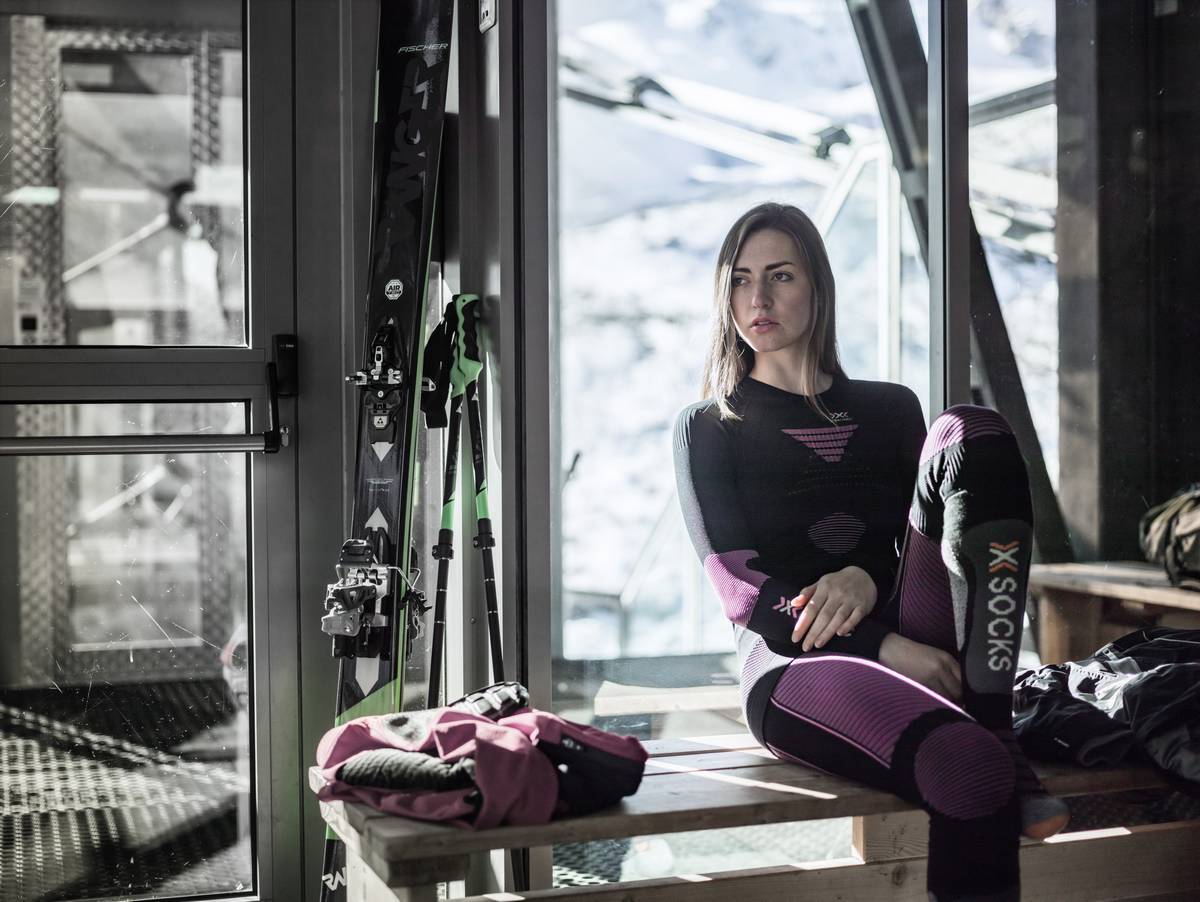 Chaussettes Ski GEL PROTECH avec protection tibiales - MONNET