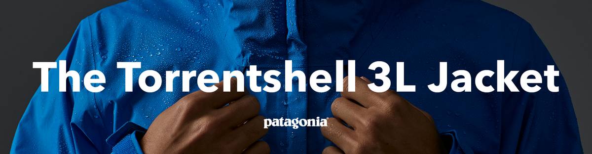 veste imperméable homme patagonia torrentshell 3L bleue