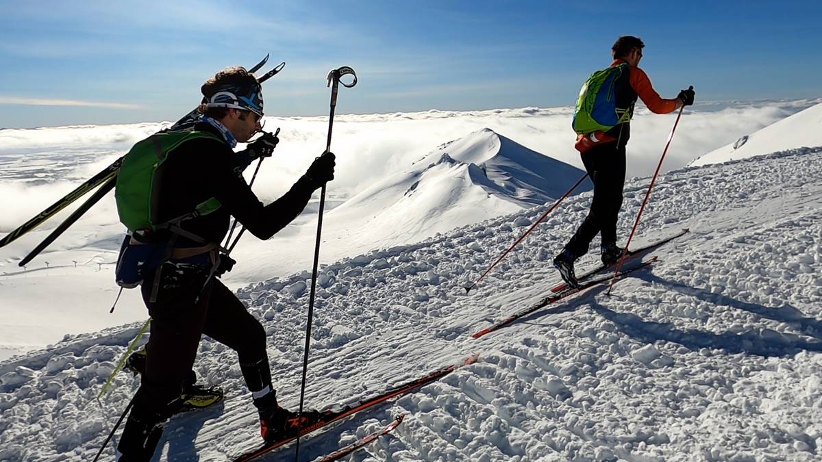 en peau de phoque en ski de fond