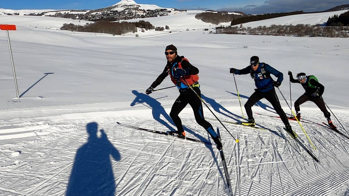 montée en ski de fond