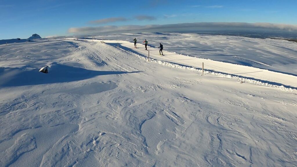 Sortie en ski de fond dans le Sancy