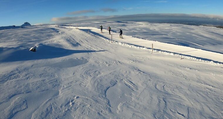 Une sortie de 90 km en ski de fond dans le massif du Sancy !