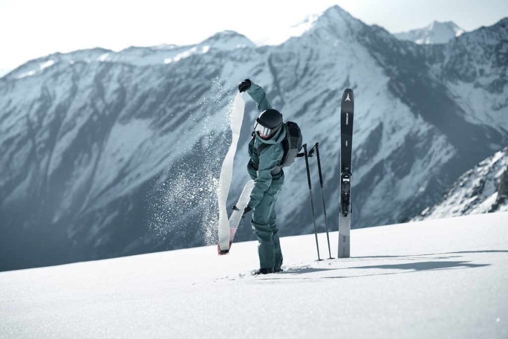 peaux de phoque autocollantes pour skis de rando