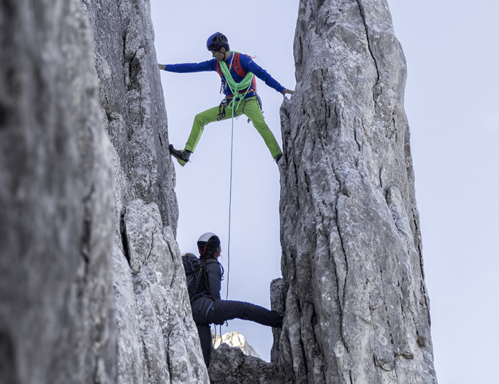 Alpine climbing, la collection escalade de Salewa